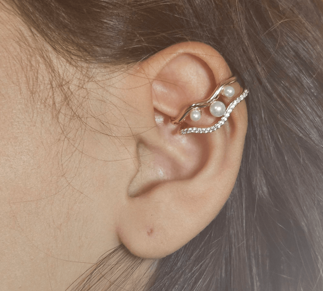 Earcuff со бисерчиња - Image 2
